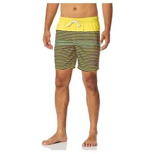 New Nautica Men's Quick Dry Varigated Stripe Series Swim Trunk XXL